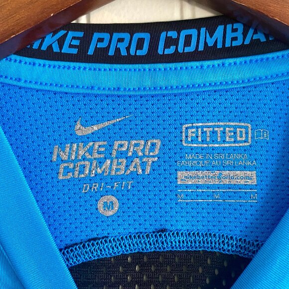 NIKE Pro Combat Boy's DriFit Athletic Shirt, size M - Picture 4 of 6